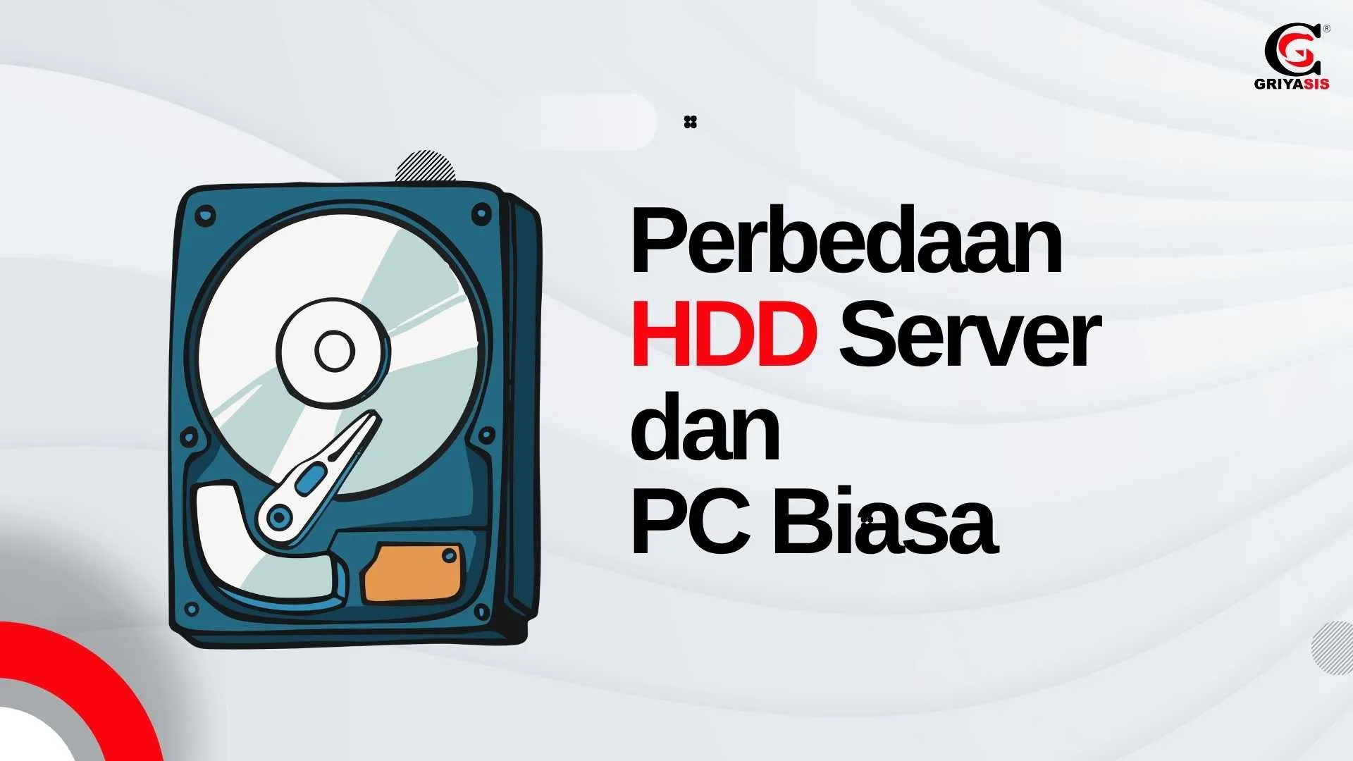 Perbedaan HDD Server dan PC Biasa