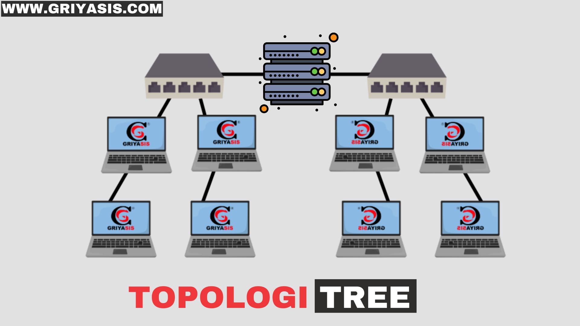 gambar topologi jaringan tree