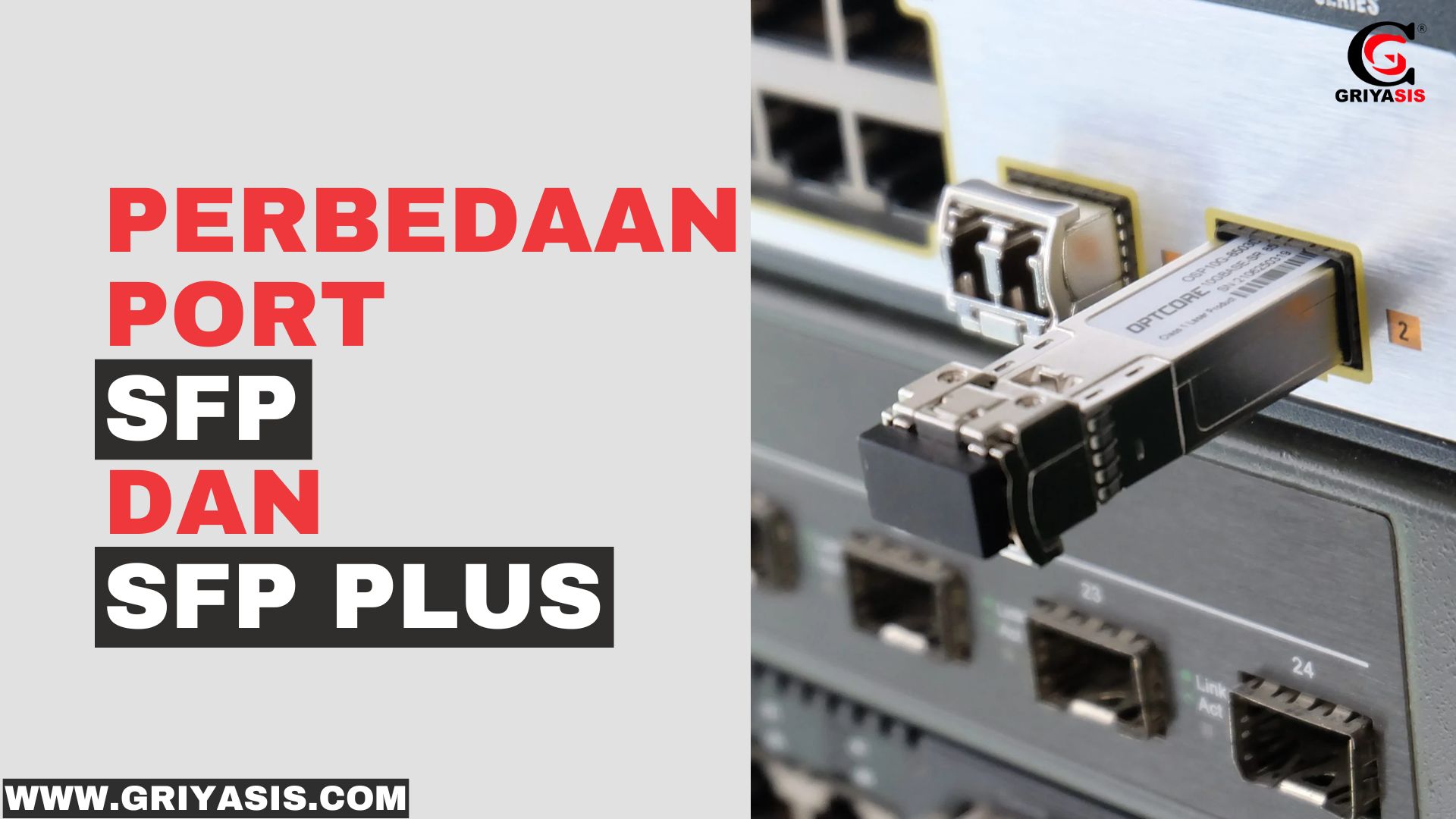 Perbedaan Port SFP dan SFP Plus