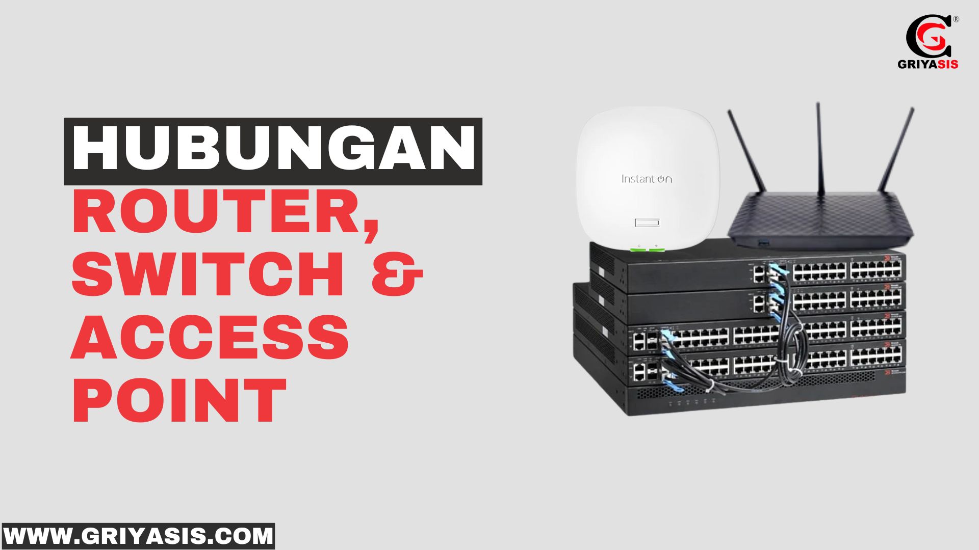 hubungan router, switch dan access point